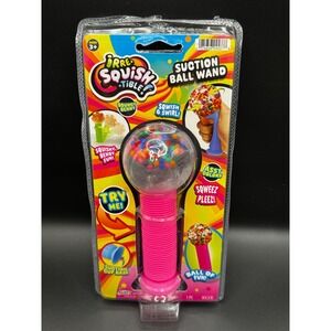 Ja-Ru Irre-Squish-Tible Suction Ball Wand Fidget Toy Green Squishy Sensory Ball